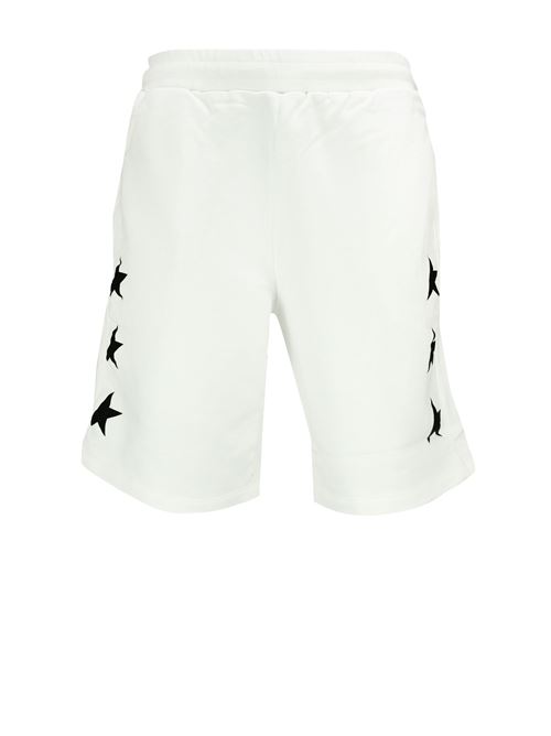 Pantaloni in cotone bianco con motivo a stella di Golden Goose Golden Goose | GMP00878P00053210658